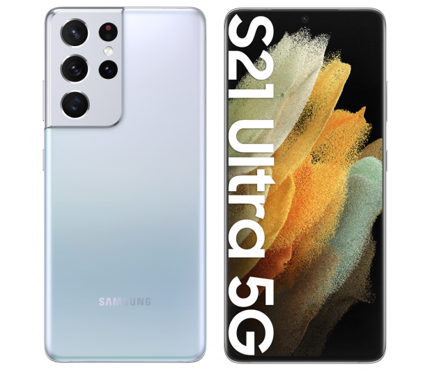 Samsung Galaxy S21 Ultra G998B 12/256 Dual SIM Silver 5G - 614075 - zdjęcie